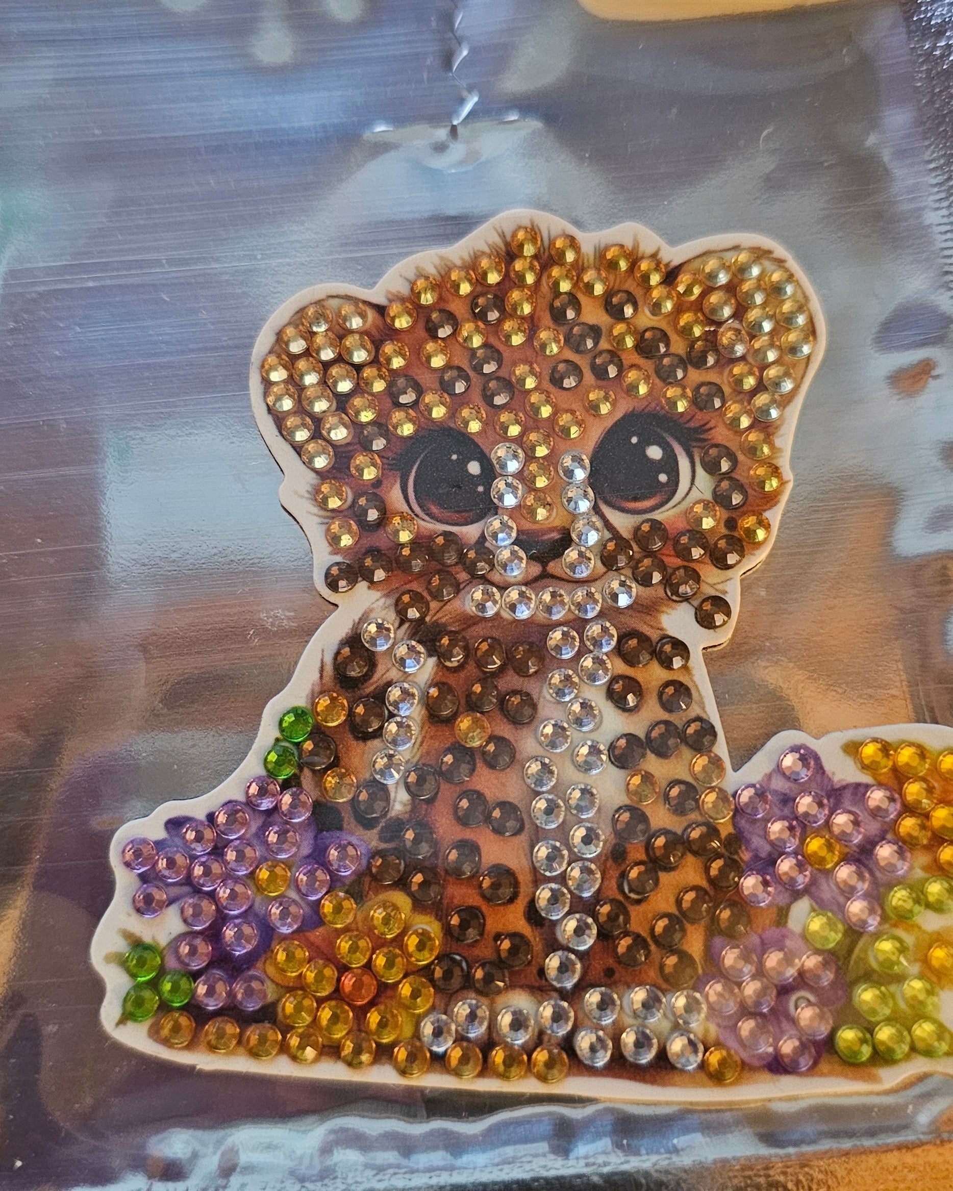 Diamond Art - Animal and Each One is a Handcrafted Magnet, One-of-a-Kind