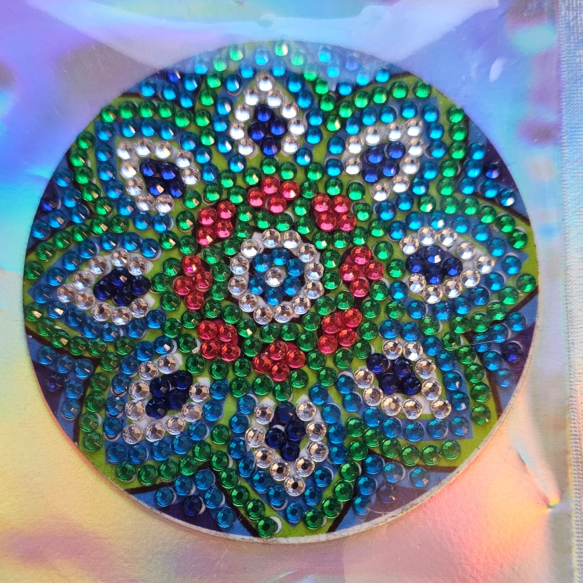 Diamond Art - Mandala Design and Each One is a Handcrafted Magnet, One-of-a-Kind