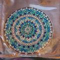 Diamond Art - Mandala Design and Each One is a Handcrafted Magnet, One-of-a-Kind