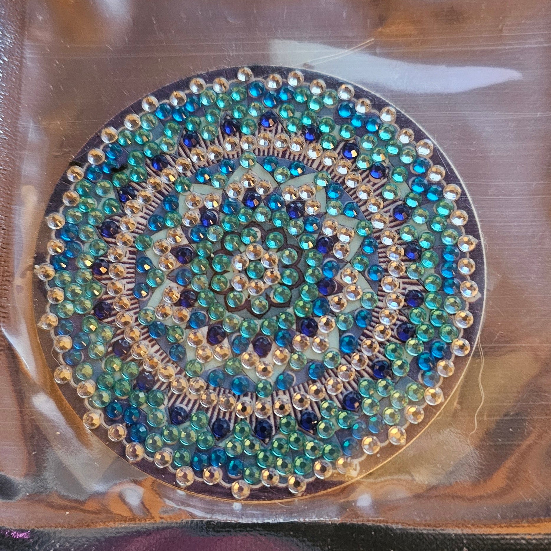 Diamond Art - Mandala Design and Each One is a Handcrafted Magnet, One-of-a-Kind