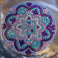 Diamond Art - Mandala Design and Each One is a Handcrafted Magnet, One-of-a-Kind