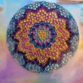 Diamond Art - Mandala Design and Each One is a Handcrafted Magnet, One-of-a-Kind