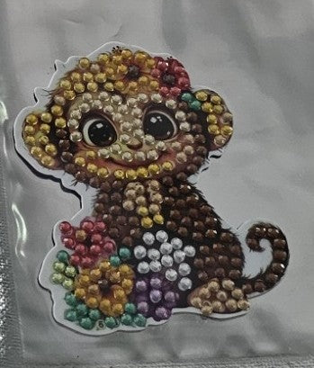 Diamond Art - Animal and Each One is a Handcrafted Magnet, One-of-a-Kind
