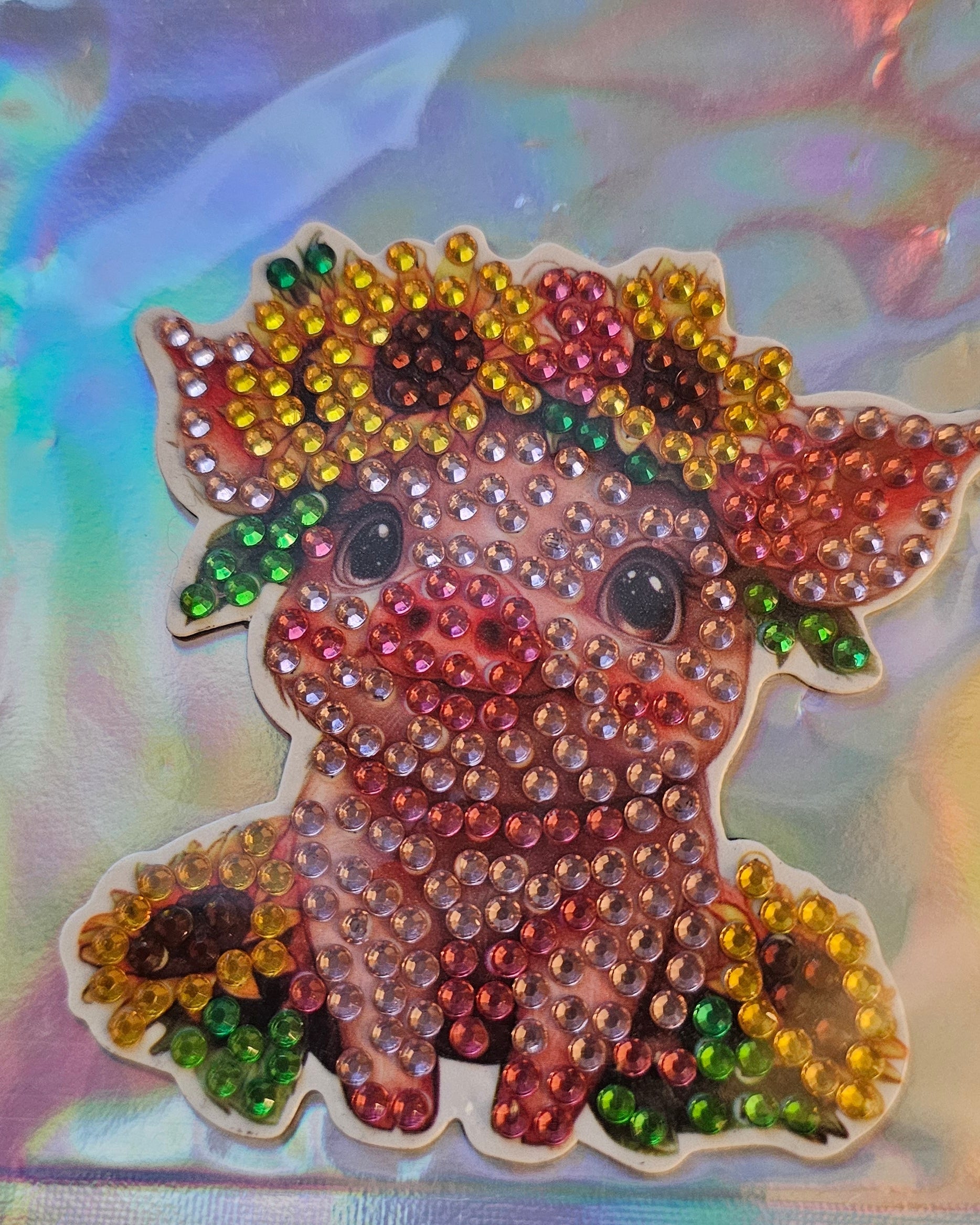 Diamond Art - Animal and Each One is a Handcrafted Magnet, One-of-a-Kind