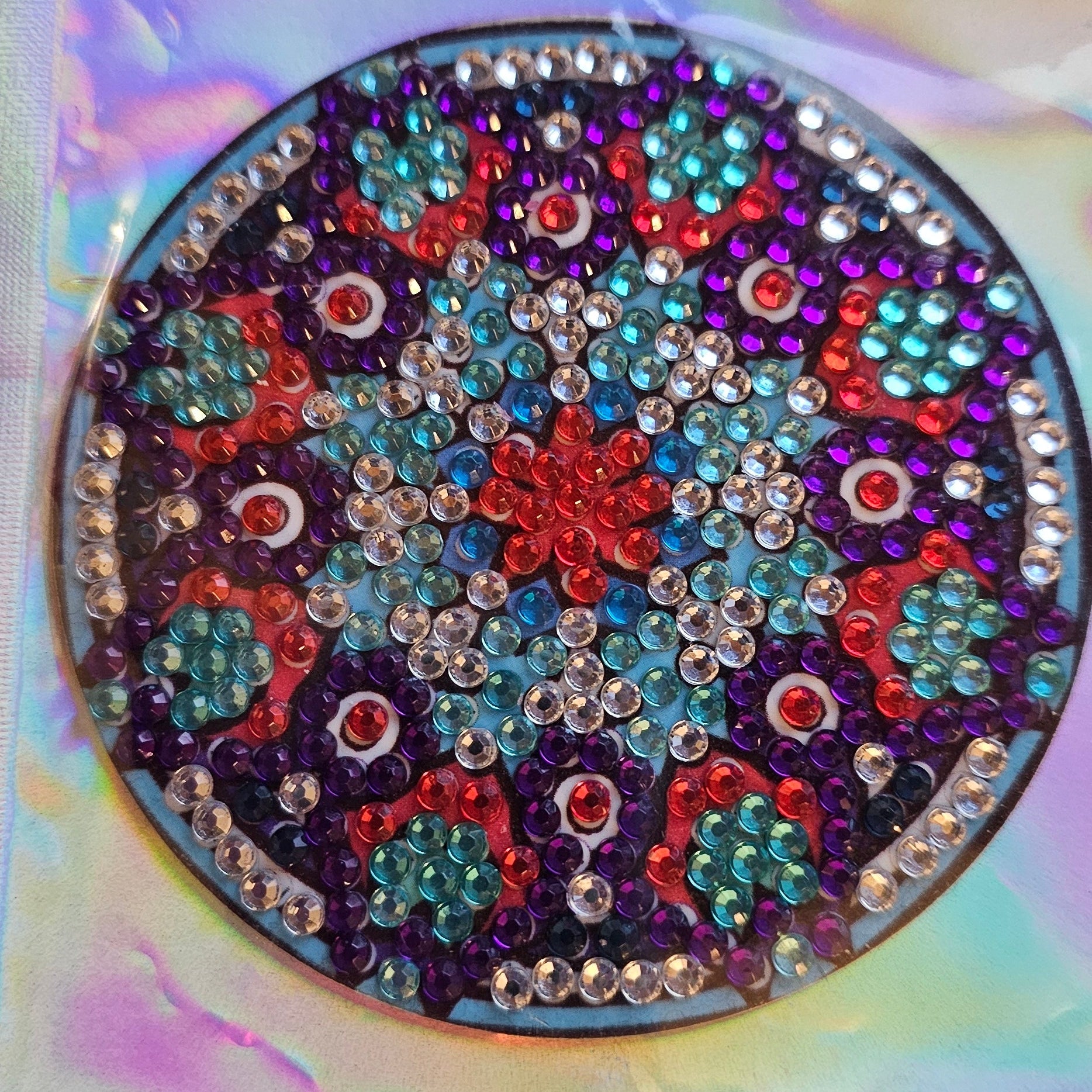 Diamond Art - Mandala Design and Each One is a Handcrafted Magnet, One-of-a-Kind