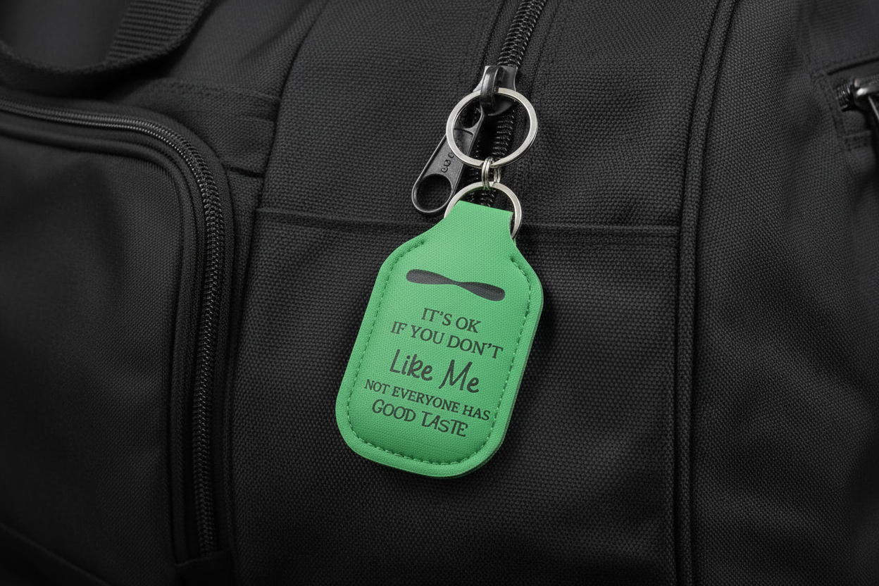 Key-Chain Holder - Hand Sanitizer - Sayings