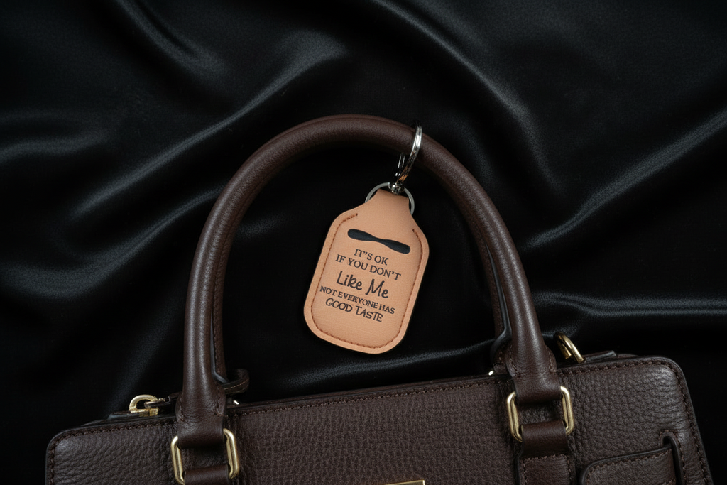 Key-Chain Holder - Hand Sanitizer - Sayings