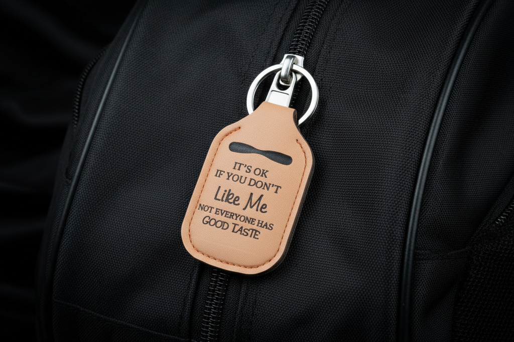 Key-Chain Holder - Hand Sanitizer - Sayings