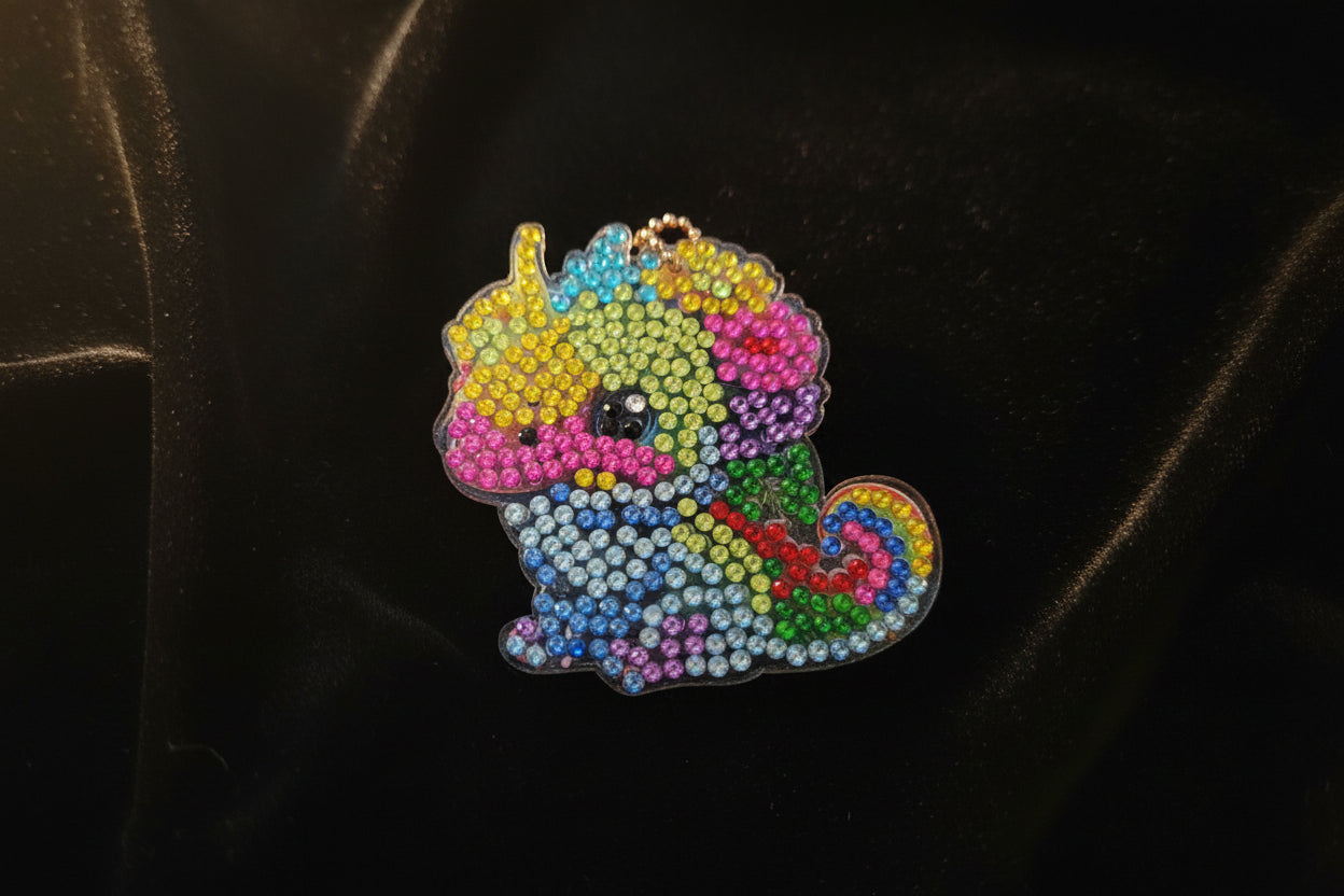 Handcrafted Diamond Art Keychains – Dragon - 07