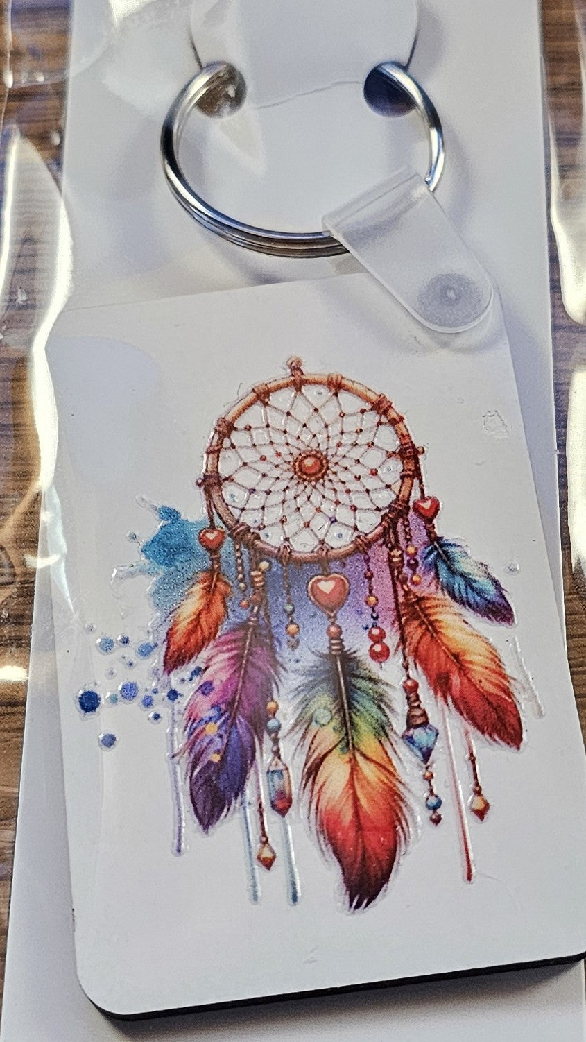 Key-Chains - Rectangle – a Handcrafted and Limited Dreamcatcher Design - 10 Designs