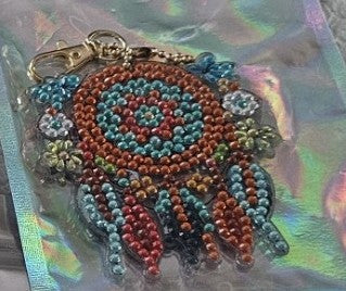 Handcrafted Diamond Art Keychains – Dream Catcher - 04