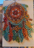 Diamond Art Keychains – Dream Catcher Design and Handcrafted and one of a Kind