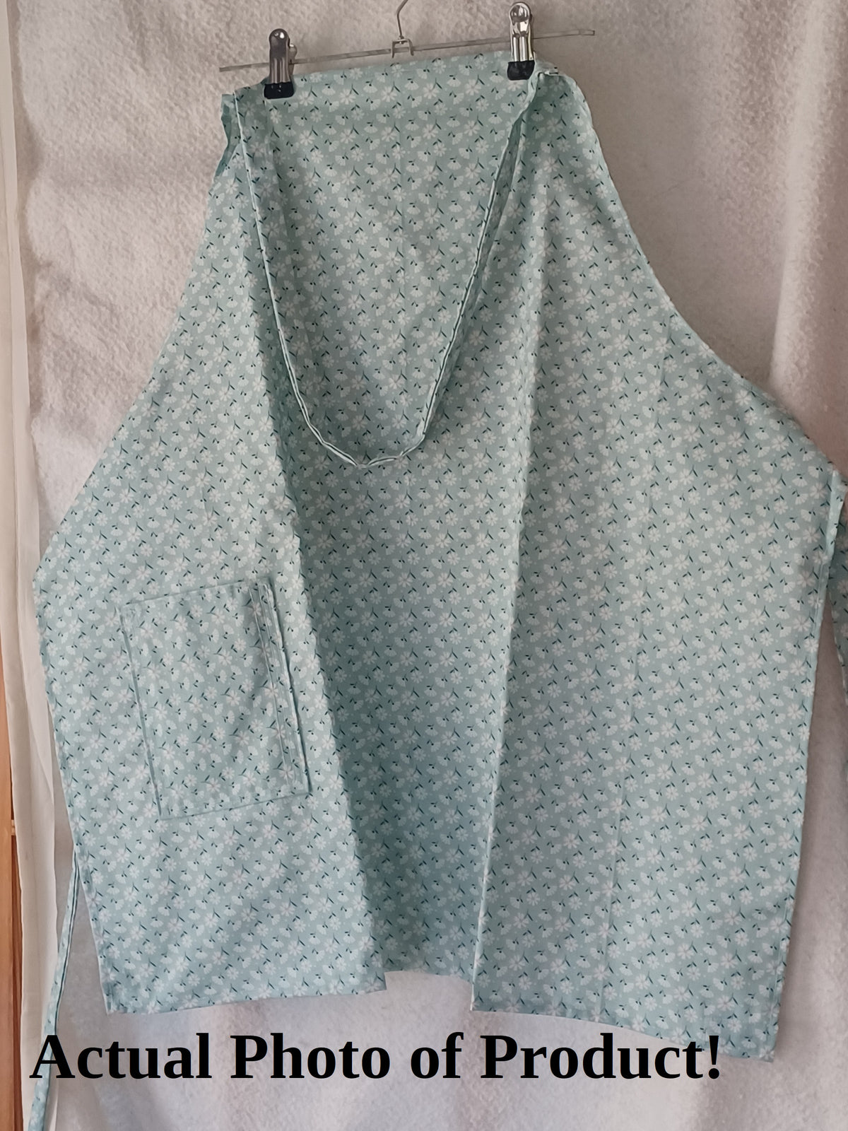 Apron - Adult- Aqua Floral