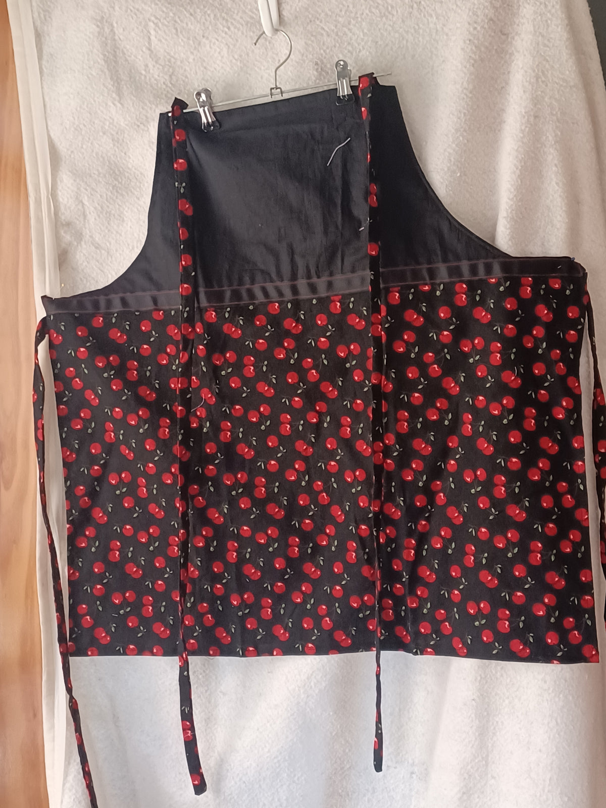 Apron - Adult - Cherries W-Black