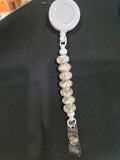 Badge Holders  -  Each One Handcrafted w/beads, One‑of‑a‑Kind