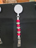 Badge Holders  -  Each One Handcrafted w/beads, One‑of‑a‑Kind