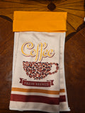 Non-Slip Stove Towels - Coffee - 8 designs to choose from