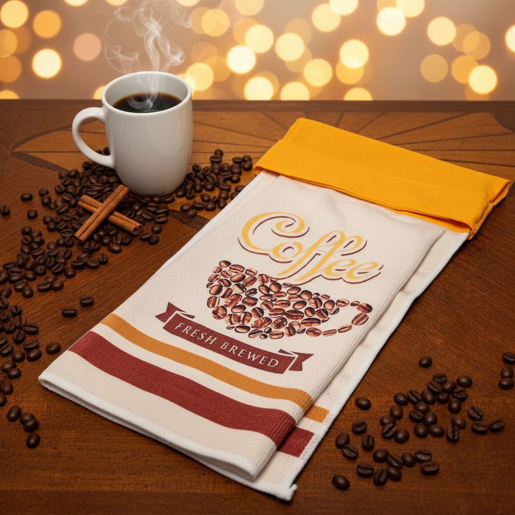 Non-Slip Stove Towels - Everyday – Coffee Beans W-Gold