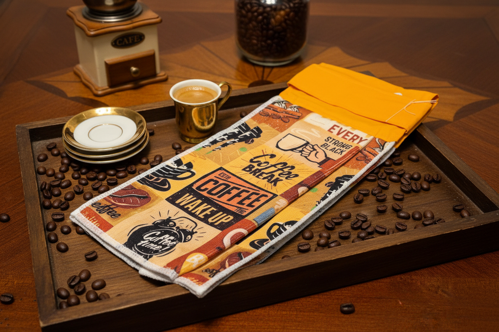 Non-Slip Stove Towels - Everyday – Coffee Blocks W-Gold