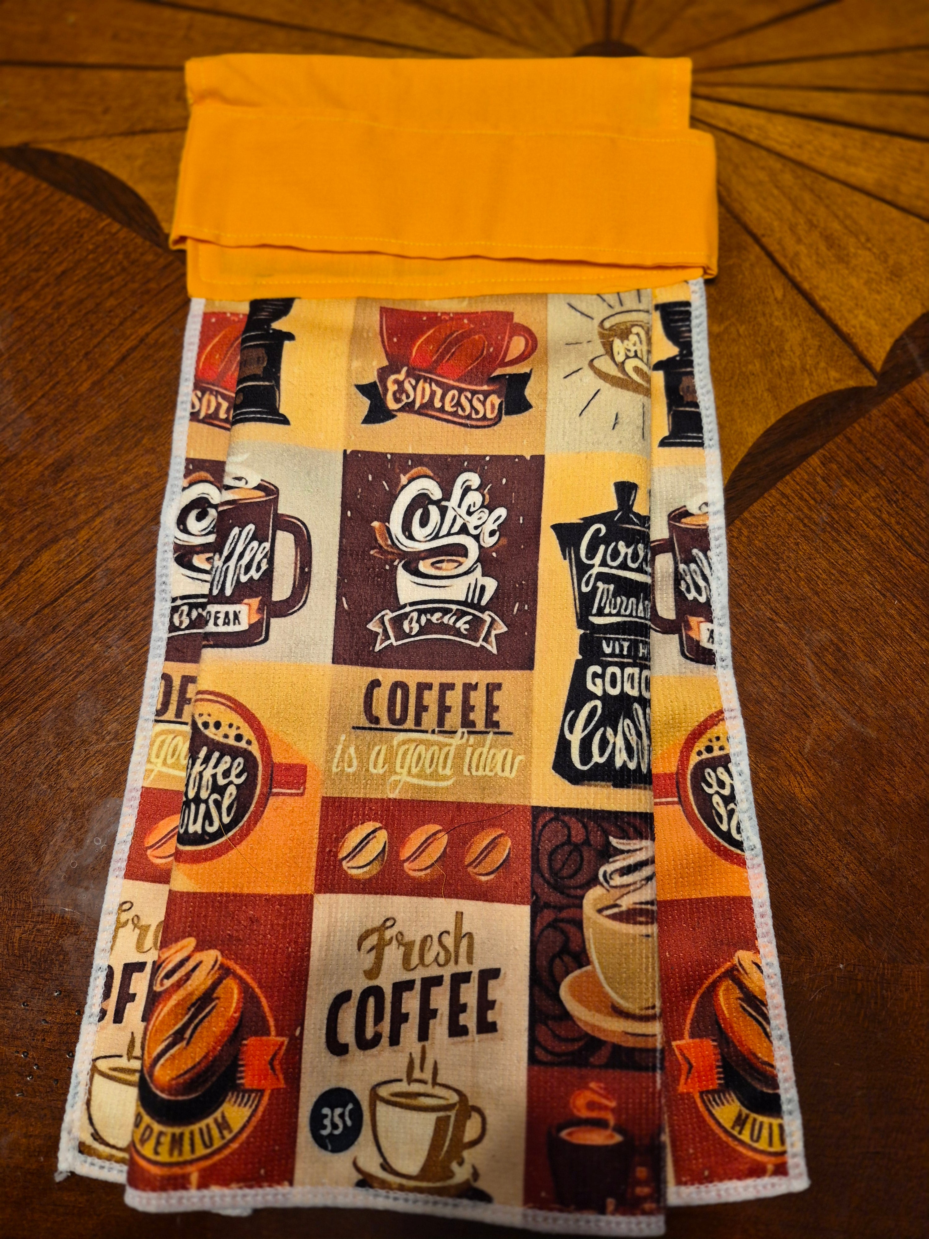Non-Slip Stove Towels - Coffee - 8 designs to choose from