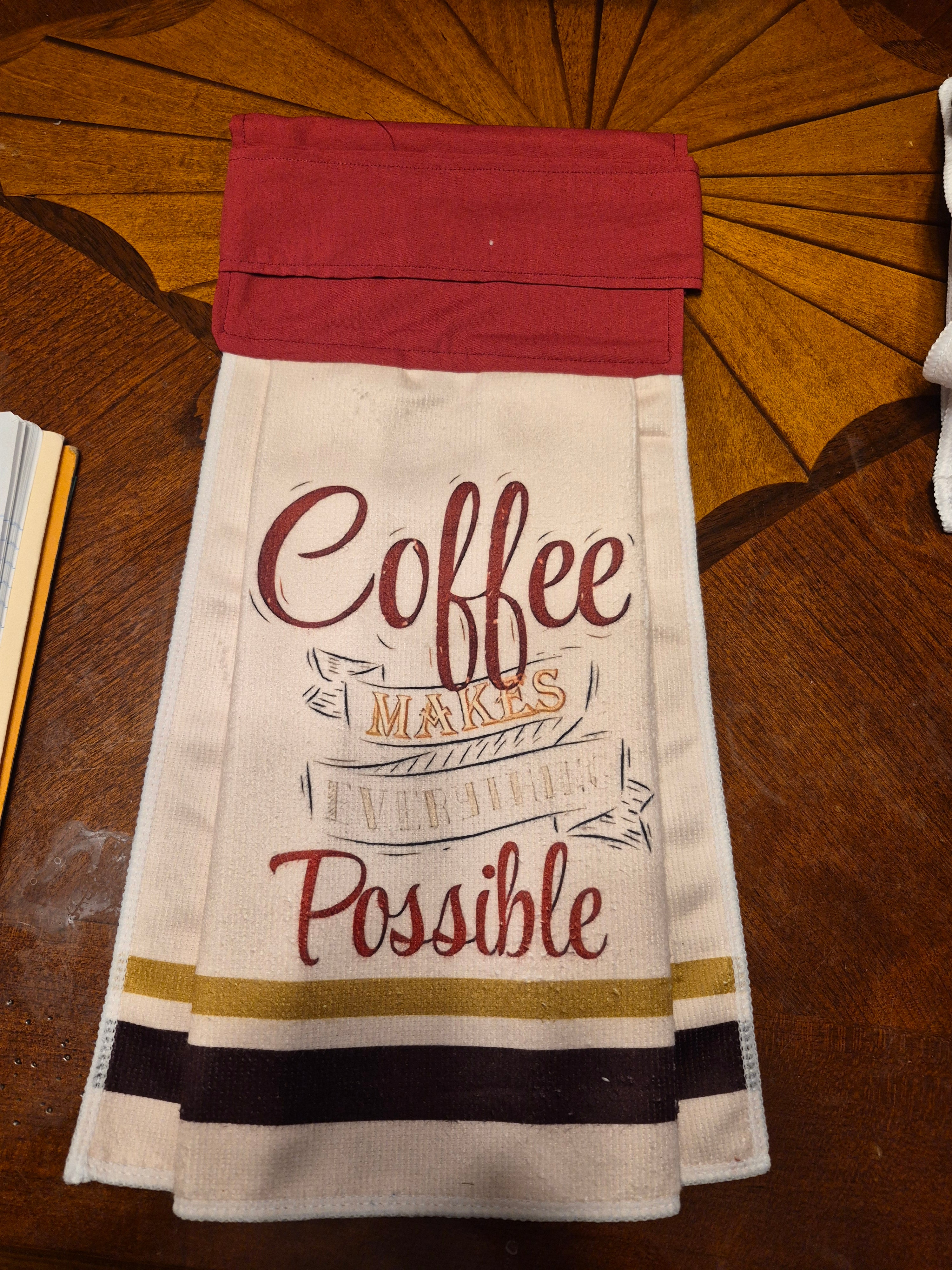 Non-Slip Stove Towels - Coffee - 8 designs to choose from