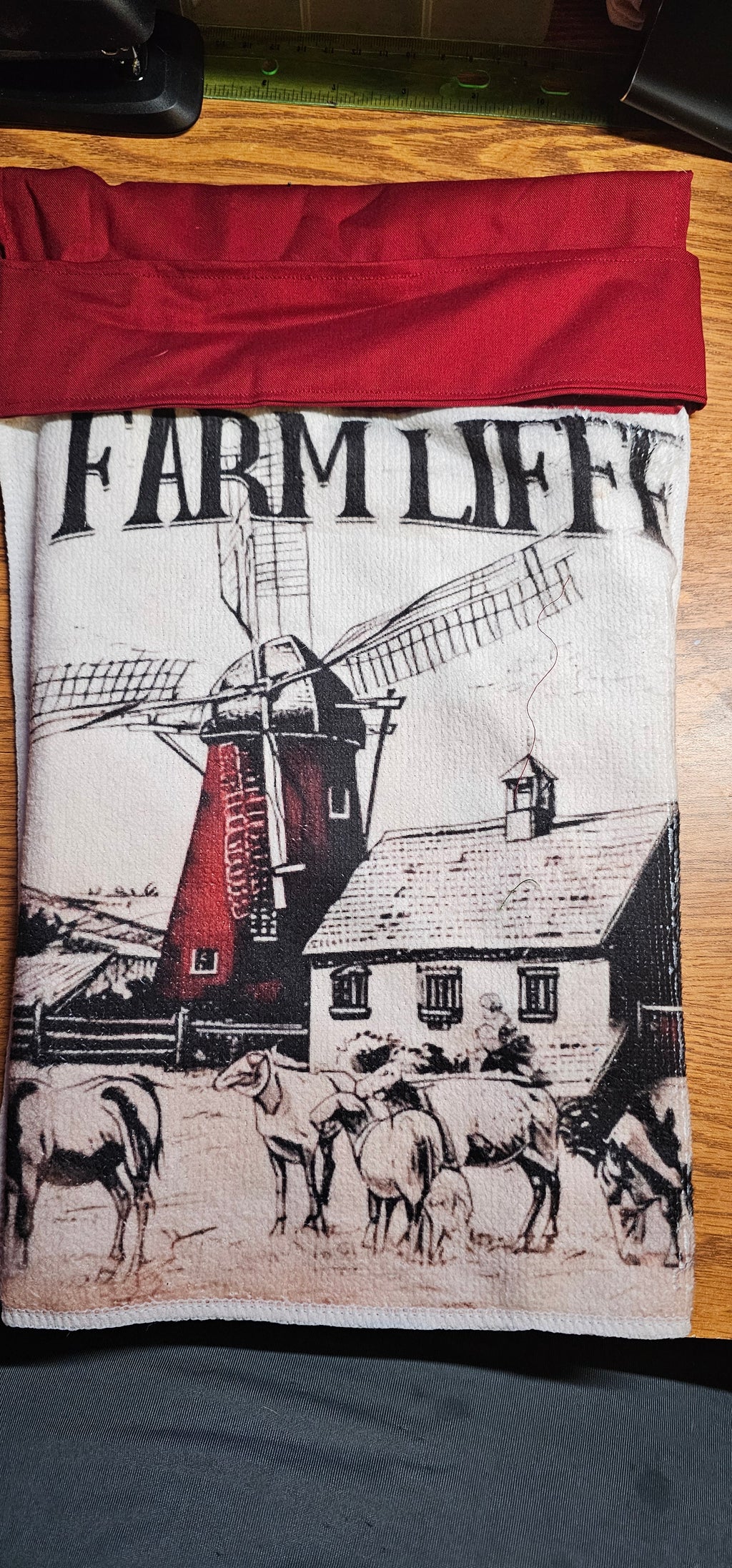 Non-Slip Stove Towels - Everyday – Farmhouse – Farmhouse Life W-Rust