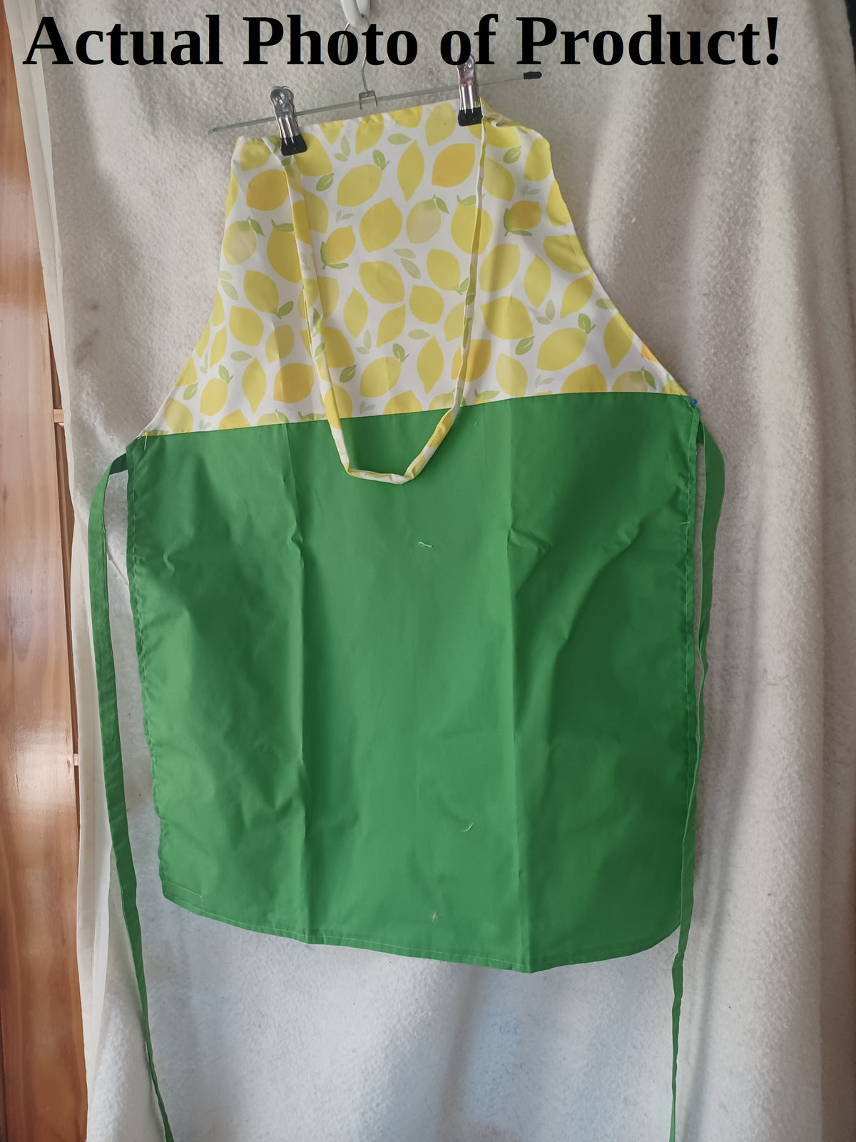 Apron - Adult - Lemon W-Green