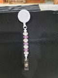 Badge Holders  -  Each One Handcrafted w/beads, One‑of‑a‑Kind