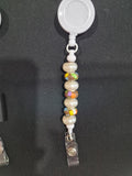 Badge Holders  -  Each One Handcrafted w/beads, One‑of‑a‑Kind