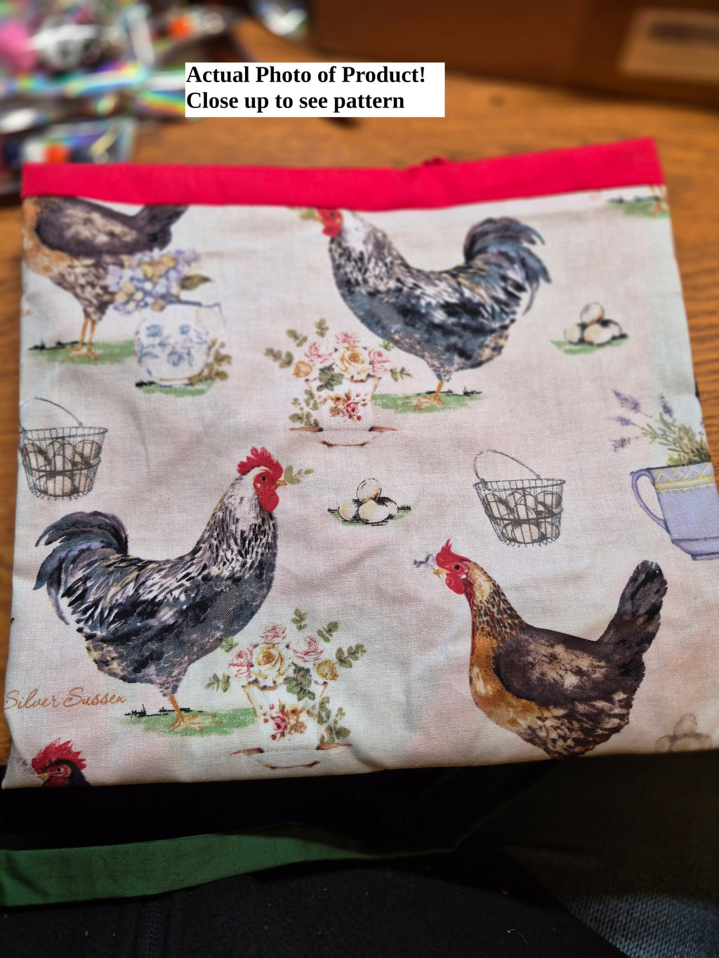 Apron - Adult - Rooster W-Red