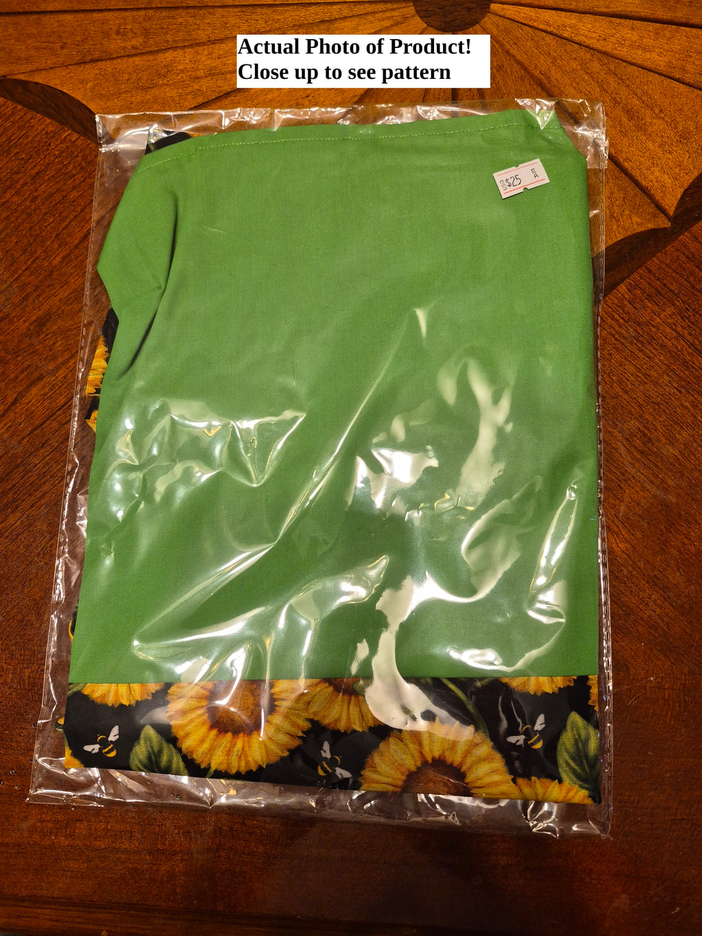 Apron - Adult - Sunflower W-Green