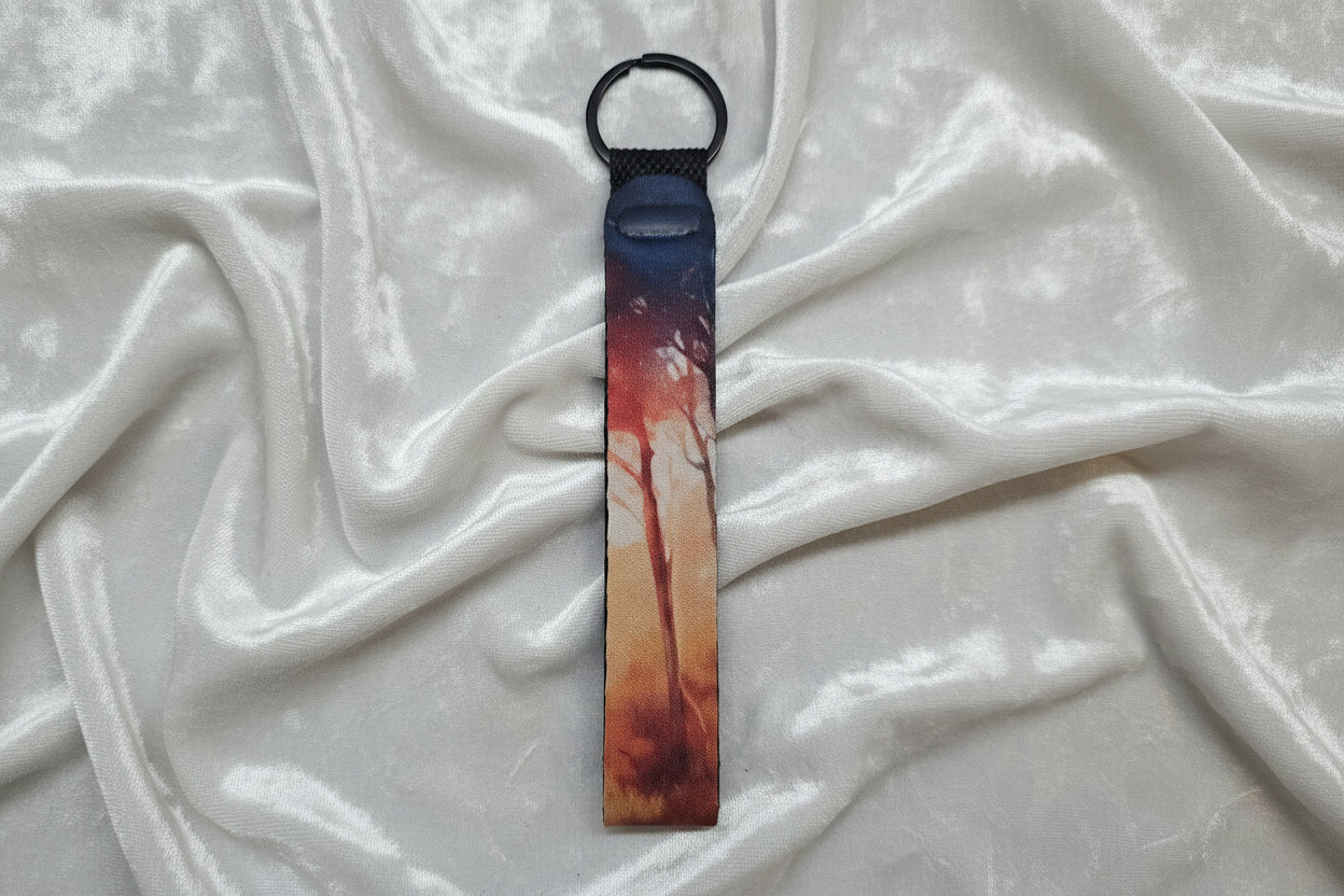 Handcrafted Sublimated Lanyards  - Fall - 2 Trees