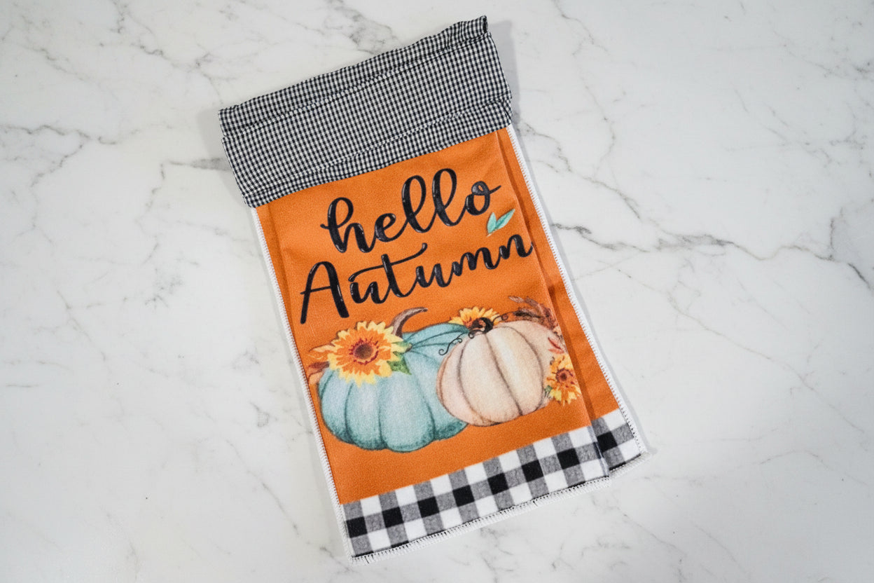 Non-Slip Stove Towels - Fall - Plaid