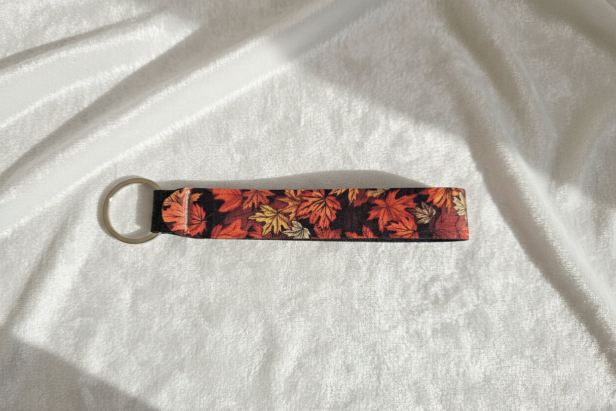 Handcrafted Sublimated Lanyards  - Fall - Leaves