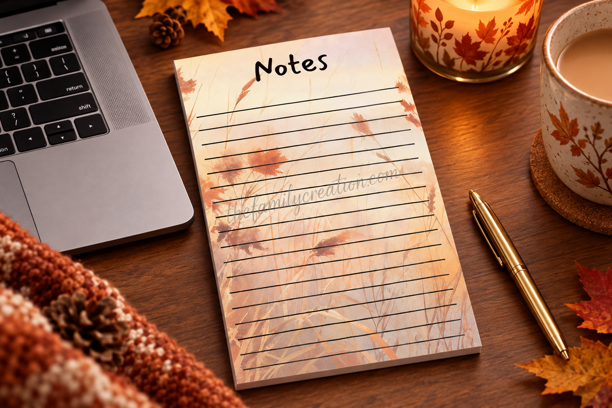 Fall Inspired Note Pads