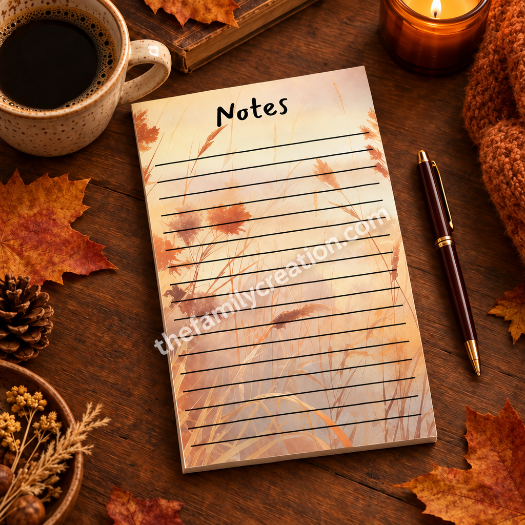 Fall Inspired Note Pads
