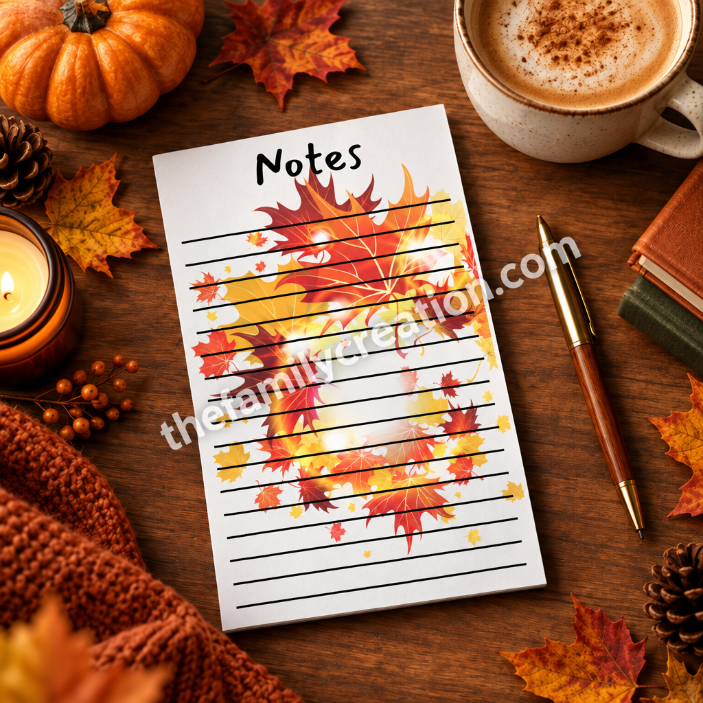 Fall Inspired Note Pads