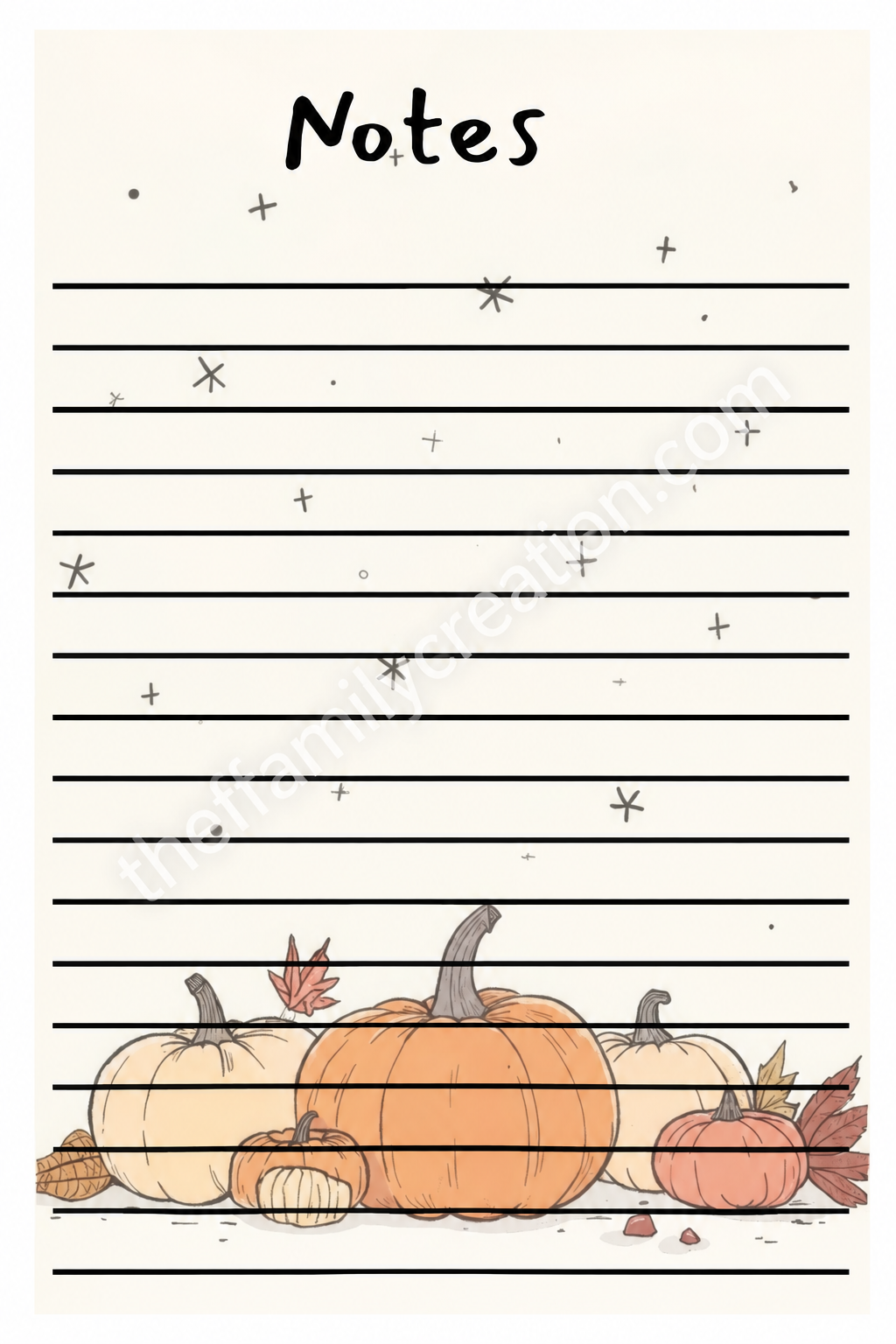 Fall Inspired Note Pads