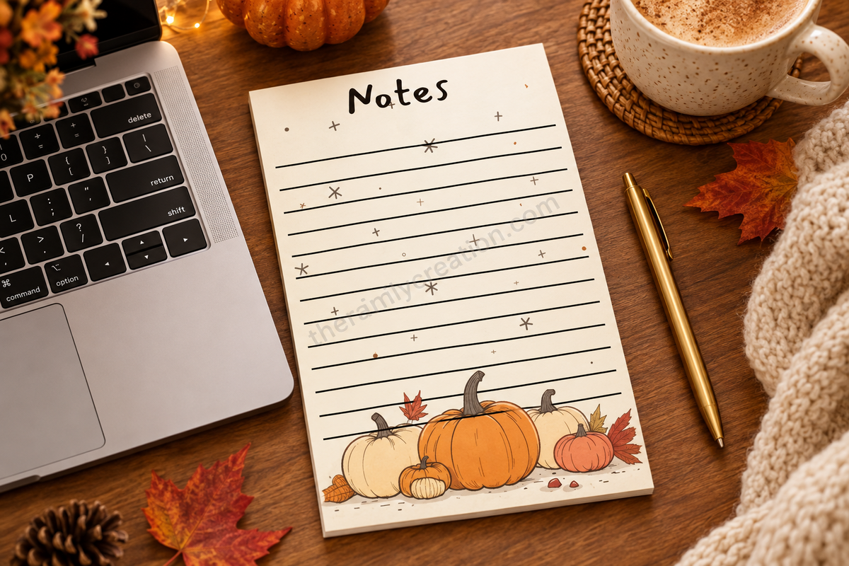 Fall Inspired Note Pads