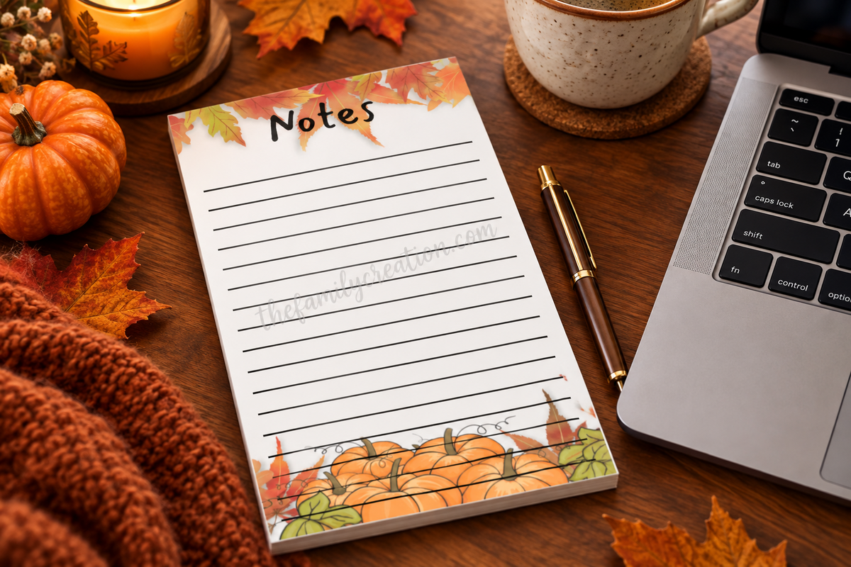 Fall Inspired Note Pads