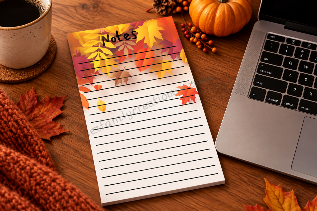 Fall Inspired Note Pads