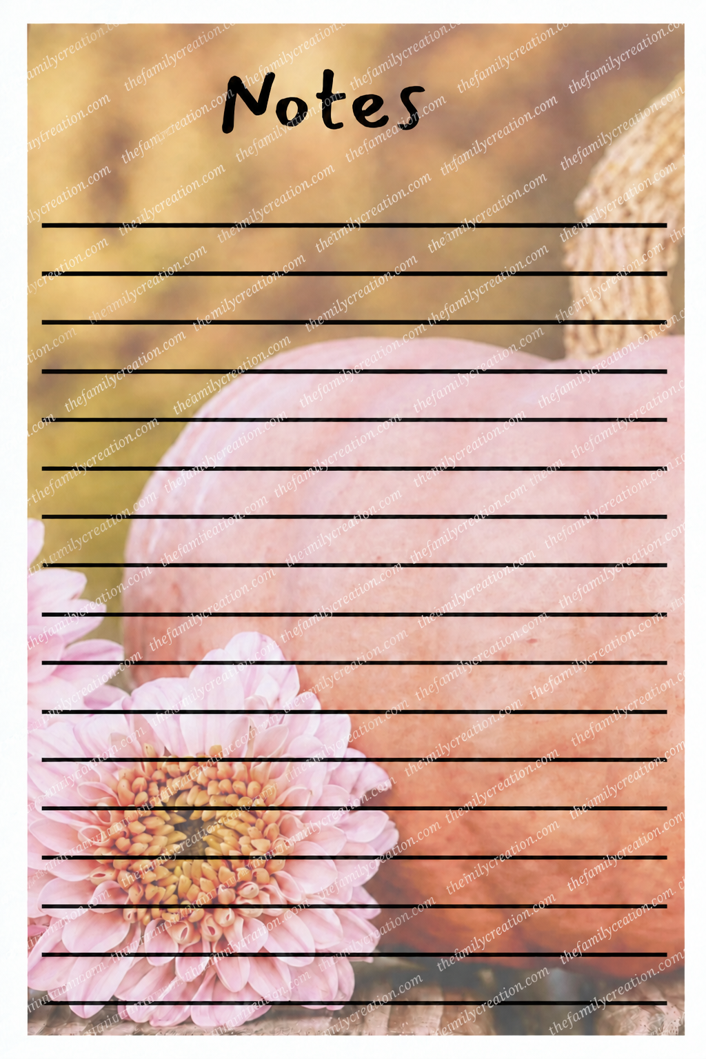 Fall Inspired Note Pads