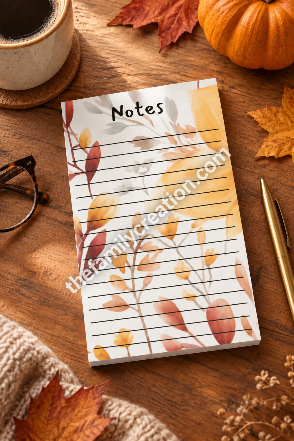 Fall Inspired Note Pads