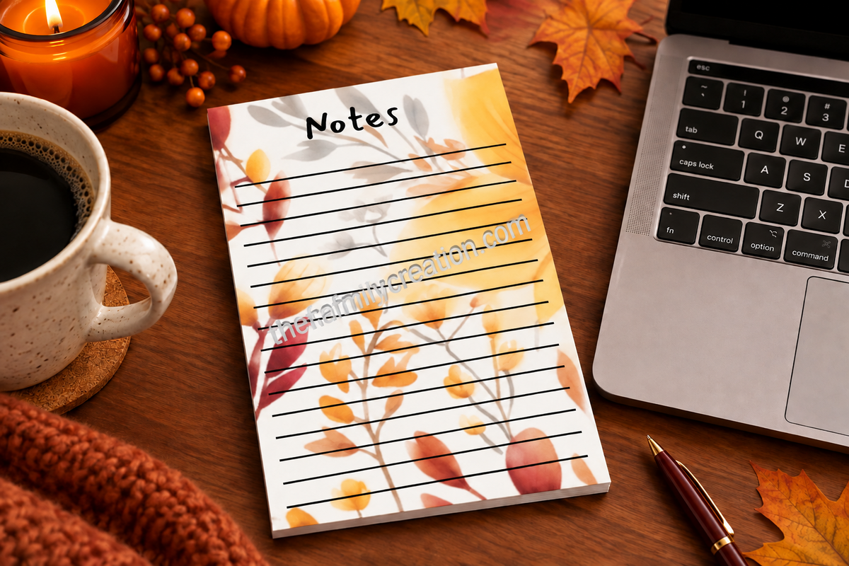Fall Inspired Note Pads