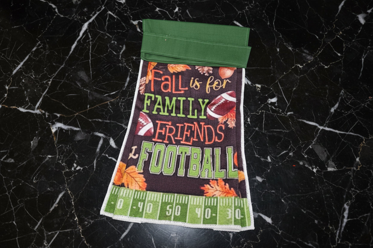 Non-Slip Stove Towels - Fall - Football