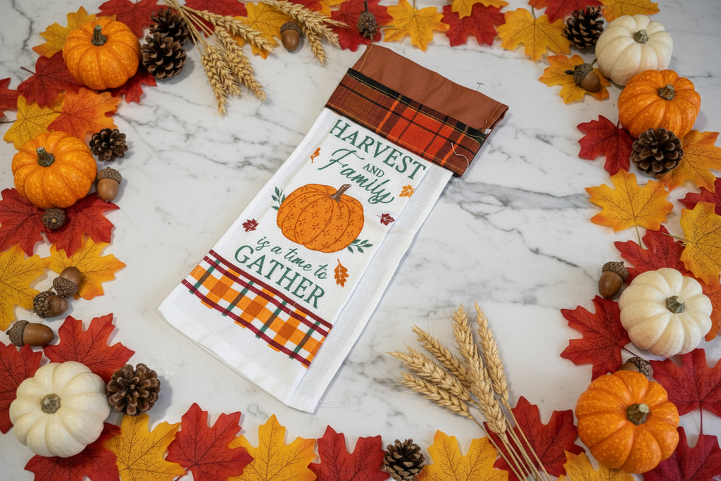 Non-Slip Stove Towels - Fall