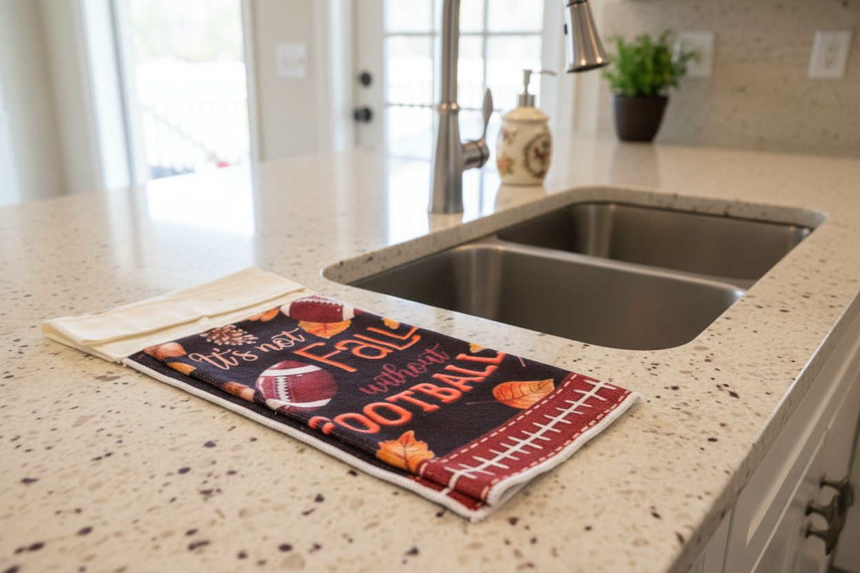 Non-Slip Stove Towels - Fall - Football