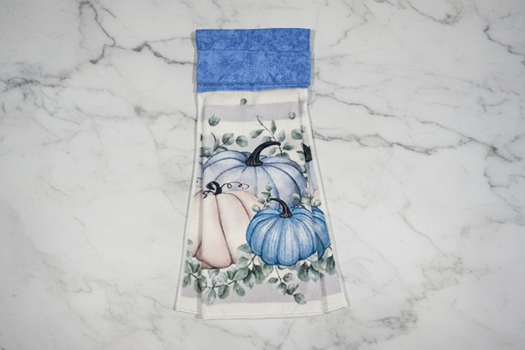 Non-Slip Stove Towels - Pumpkin - Blue Sky