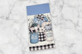 Non-Slip Stove Towels - Pumpkin - Blue Mason Jars