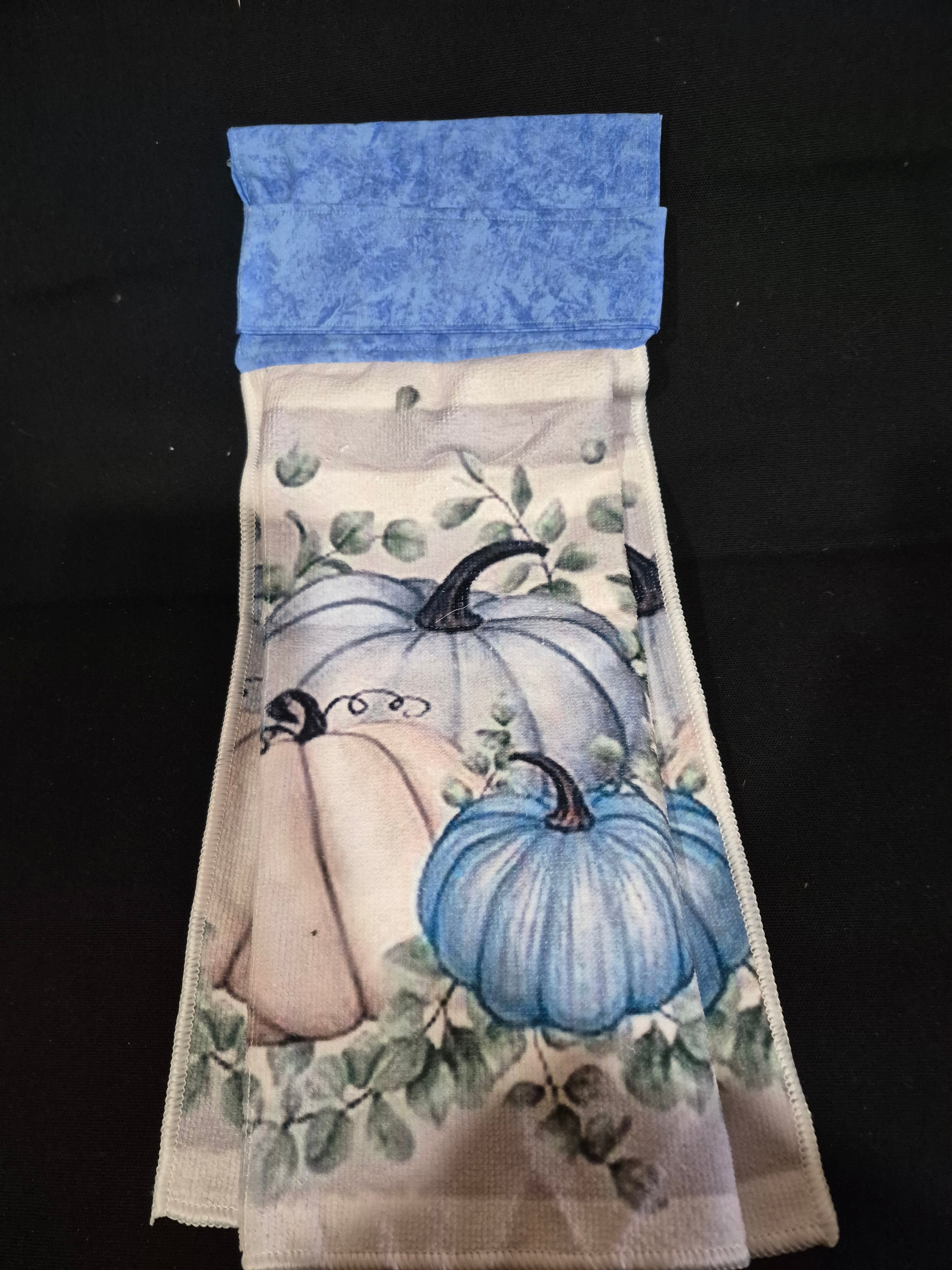 Non-Slip Stove Towels - Pumpkin - Blue Sky